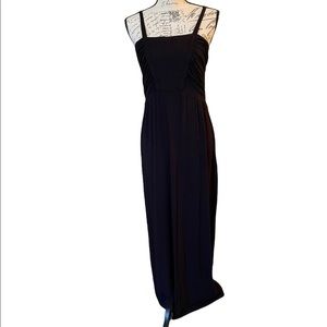 Apostrophe black maxi dress size large